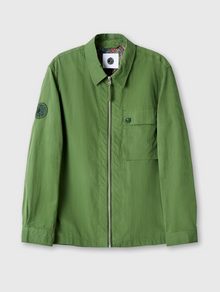  FELTHAM ZIP THROUGH OVERSHIRT KHAKI
