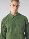 FELTHAM ZIP THROUGH OVERSHIRT KHAKI