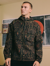 PARTHIAN JACQUARD OVERHEAD SMOCK MULTI BLACK