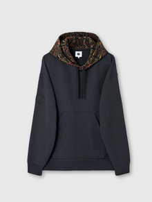  PARTHIAN JAQUARD HOOD SWEATSHIRT BLACK