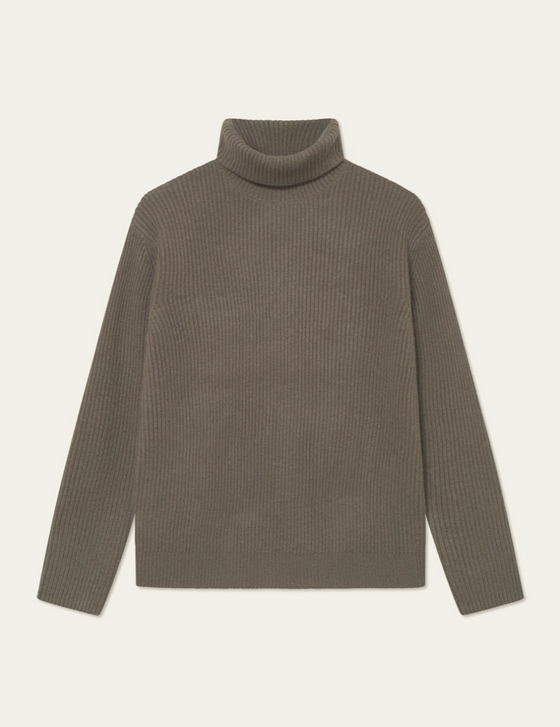 EDDIE MERINO ROLLNECK TEAK