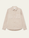 LENNON BOUCLE OVERSHIRT IVORY