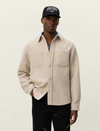 LENNON BOUCLE OVERSHIRT IVORY