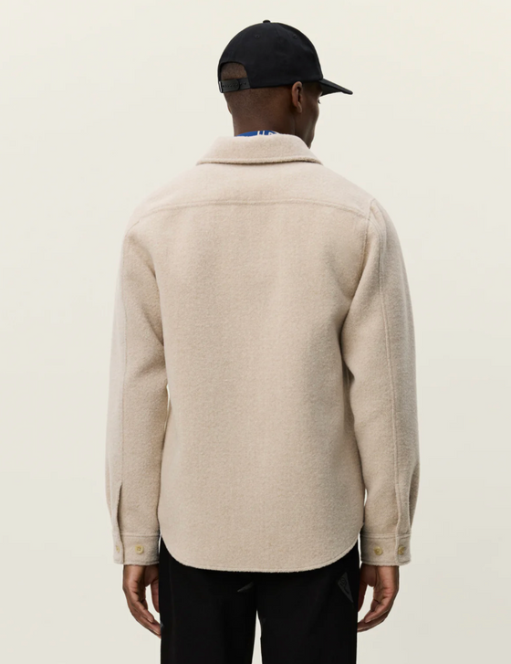 LENNON BOUCLE OVERSHIRT IVORY