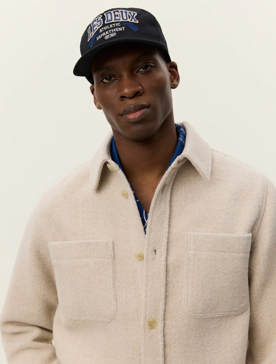 LENNON BOUCLE OVERSHIRT IVORY