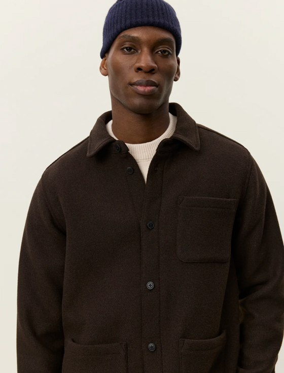 JASON WOOL OVERSHIRT DELICIOSO