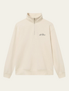 CREW 1/2 ZIP SWEAT IVORY