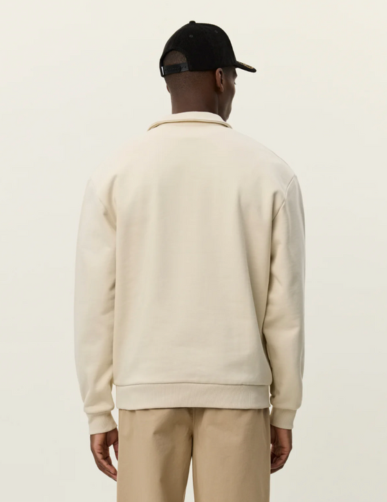 CREW 1/2 ZIP SWEAT IVORY