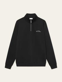  CREW 1/2 ZIP SWEATBLACK