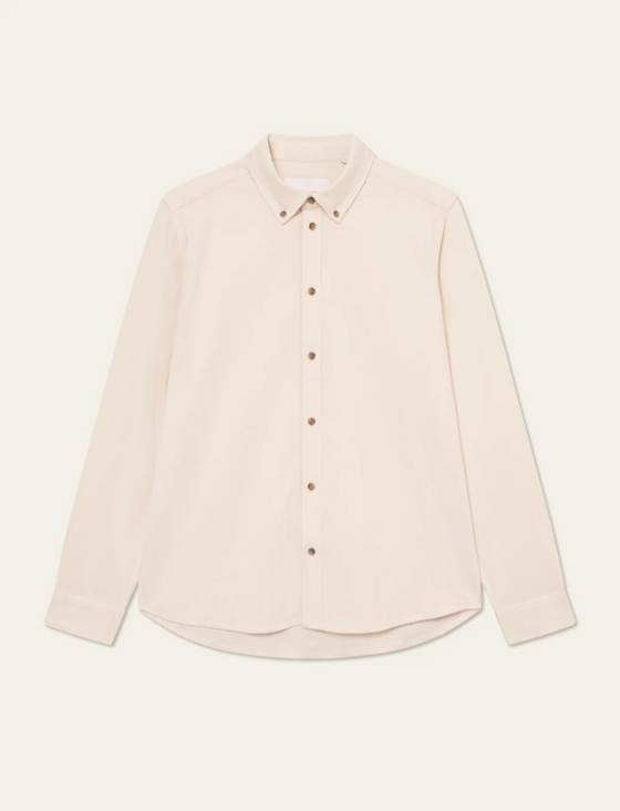 KONRAD PINWALE CORD SHIRT IVORY