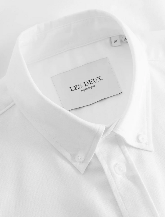 KONRAD OXFORD LS SHIRT WHITE