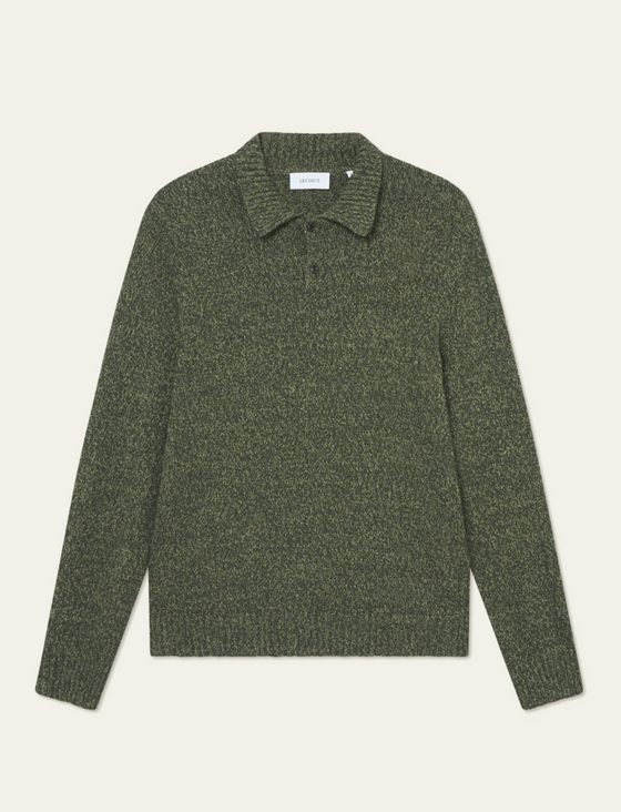 BILLY MOULINE KNIT POLO WOODBINE (536)