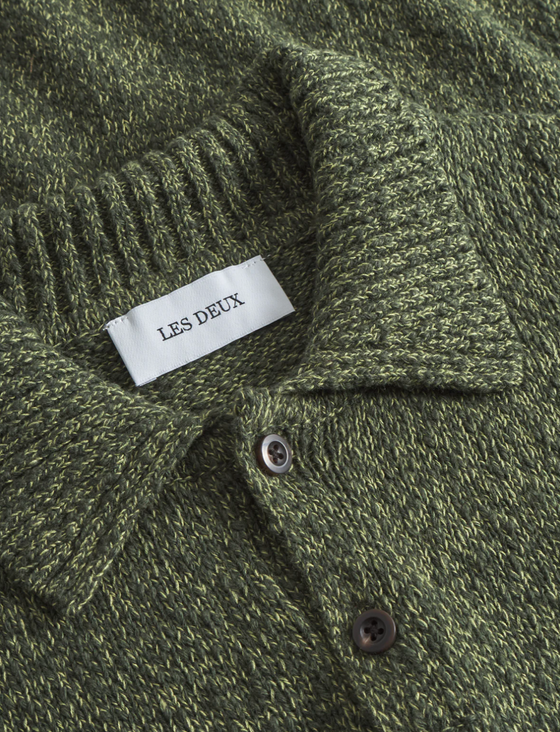 BILLY MOULINE KNIT POLO WOODBINE (536)