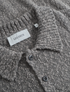 BILLY MOULINE KNIT POLO BLACK GREY (100)