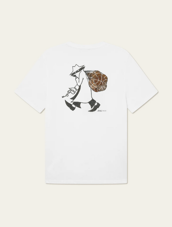 BRANDON BACK PRINT T-SHIRT WHITE