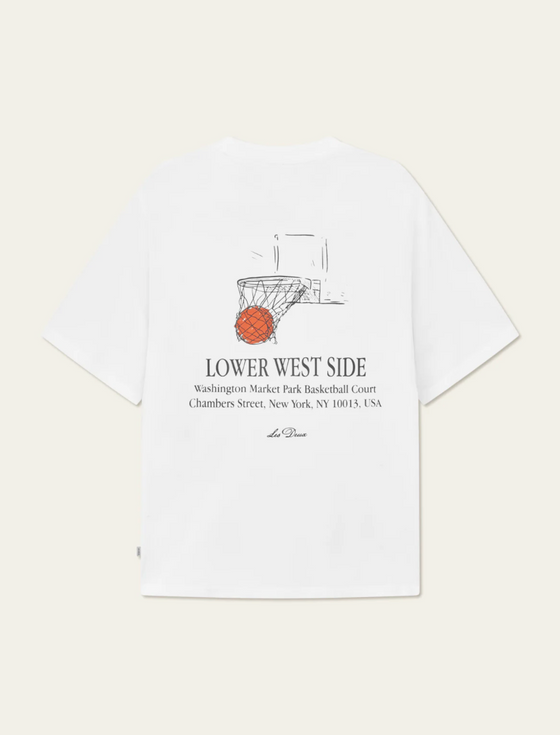 WEST SIDE BACK PRINT T-SHIRT WHITE