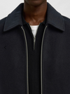 PHILIP WOOL BLEND JACKET BLACK