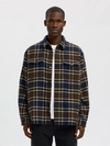 PABLO WOOL BLEND OVERSHIRT BROWN MELANGE