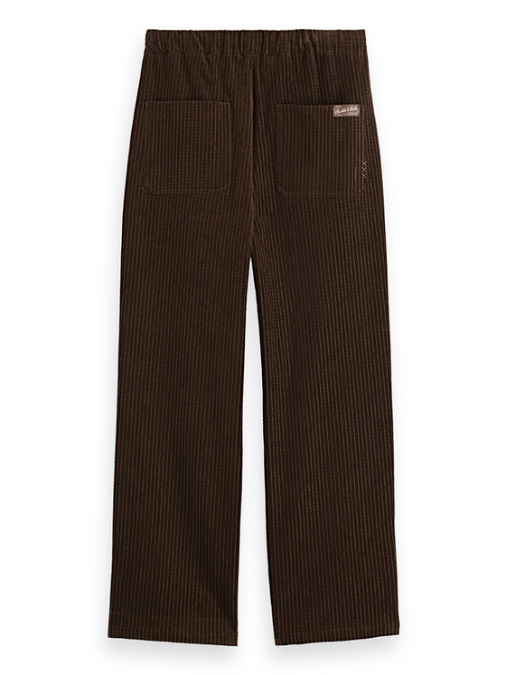 JACQUARD CORDUROY JOGGER DEMITASSE