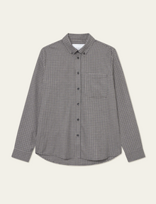  KONRAD CHECK FLANNEL SHIRT GARGOYLE