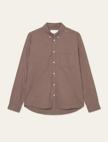  KONRAD CHECK FLANNEL SHIRT TEAK