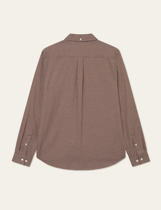 KONRAD CHECK FLANNEL SHIRT TEAK