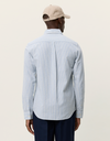 KONRAD STRIPE COTTON LINEN SHIRT ALLURE