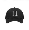 BASEBALL CAP SUEDE II BLACK / WHITE (100201)