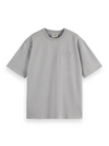 3 CROSSES POCKET OVS T-SHIRT GREY