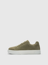 DAVID 2 SUEDE TRAINER LICHEN GREEN