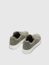 DAVID 2 SUEDE TRAINER LICHEN GREEN