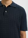 MATTIS CABLE POLO SKY CAPTAIN