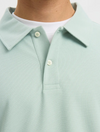 AIDEN LS POLO AQUA GREY