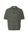 DANE SS POLO KNIT BALSAM STRIPE