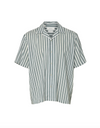 AIR STRIPED SS SHIRT BALSAM WHITE