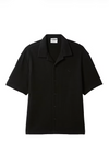 WAFFLE CAMP SHIRT BLACK