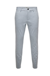 MARK DITSY TEXTURED TROUSER BLUE FOG