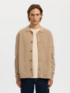 MIKE LS RELAX CARDIGAN SAVANNAH TAN
