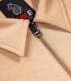EUPHONIC ZIPPED POLO FAWN