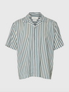 AIR STRIPED SS SHIRT BALSAM WHITE