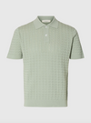 MATTIS CABLE POLO AQUA GREY