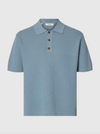 DANE SS POLO DUSTY BLUE