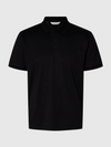 FAVE SS POLO BLACK BUTTON