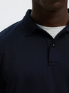 FAVE SS POLO SKY CAPTAIN BUTTON