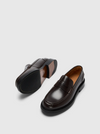 BOBBY LEATHER PENNY LOAFER DEMITASSE