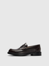 BOBBY LEATHER PENNY LOAFER DEMITASSE