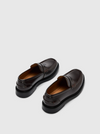 BOBBY LEATHER PENNY LOAFER DEMITASSE