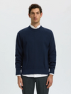 TORN LS STRUCTURE CREW NAVY BLAZER