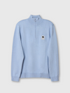 MERINO 1/4 ZIP SKY BLUE