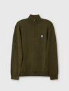 MERINO 1/4 ZIP KHAKI